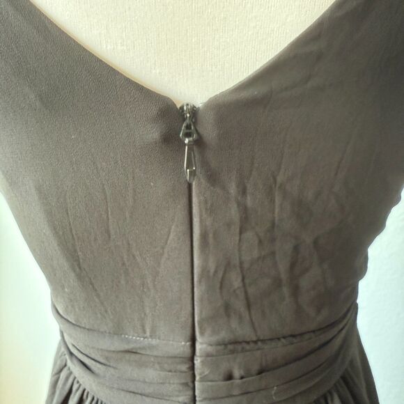 Lulus Thoughts of Hue Black Surplice Maxi Dress Size Medium - Picture 10 of 14